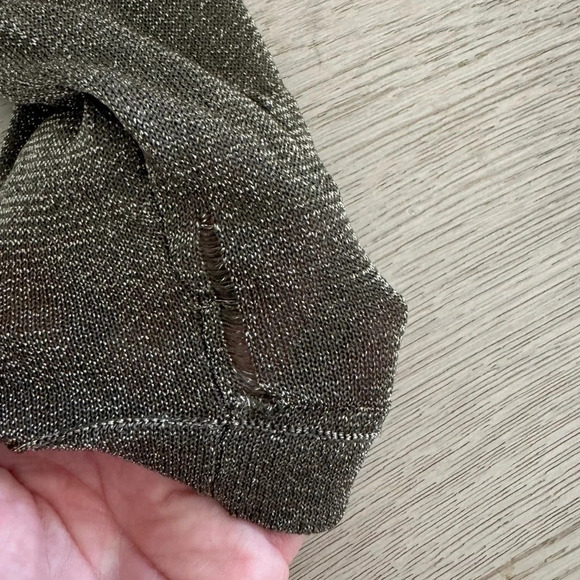 Rag & Bone metallic crew neck - Picture 8 of 8